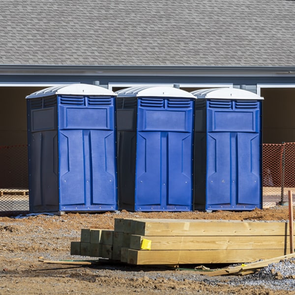 are there any restrictions on where i can place the porta potties during my rental period in Dingess West Virginia